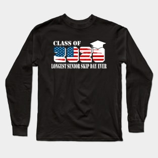 Class Of 2020 Collegiate Longest Senior Skip Day Ever Long Sleeve T-Shirt